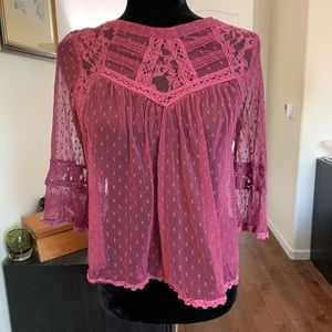 Free People Sheer Top medium